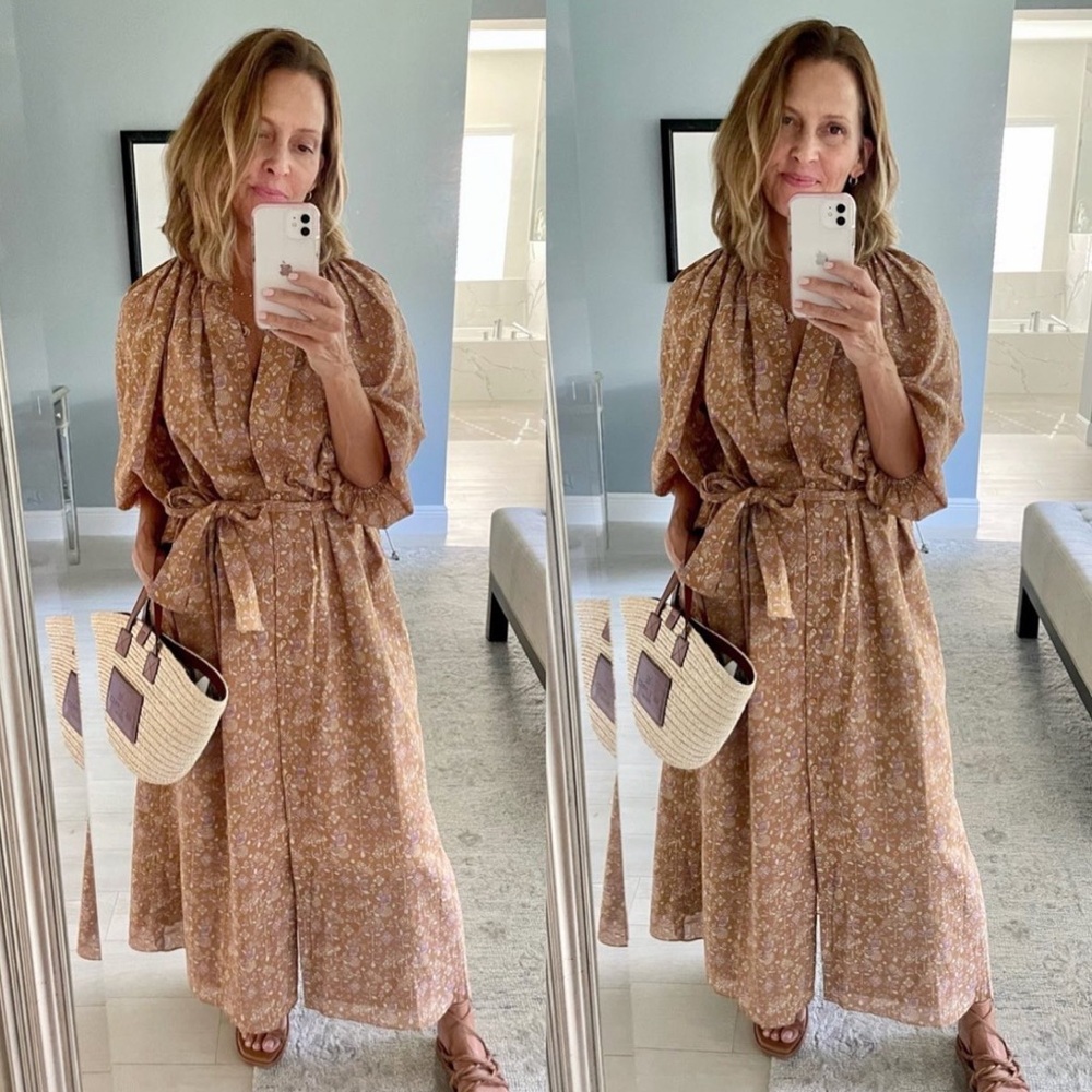 Vanessa Bruno print caftan dress